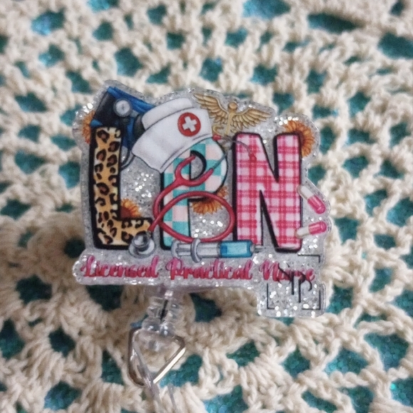 Licensed Practical Nurse Badge Reel - Picture 3 of 7